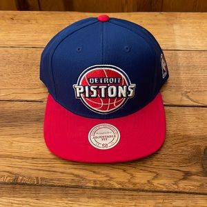 Mitchell and Ness adjustable fit Detroit Pistons